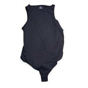 NWOT Skims 2X FITS EVERYBODY HIGH NECK Thong BODYSUIT Onyx Black MSRP $60